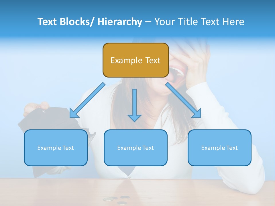 Bankrupt Empty Credit PowerPoint Template