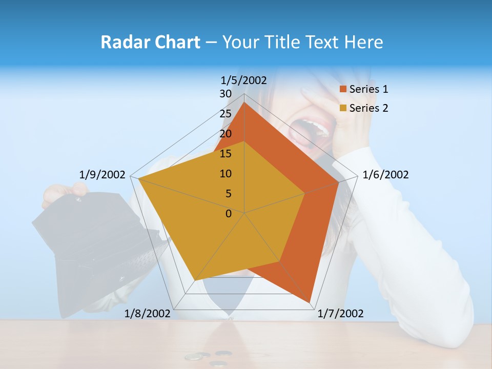 Bankrupt Empty Credit PowerPoint Template