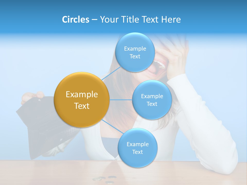 Bankrupt Empty Credit PowerPoint Template