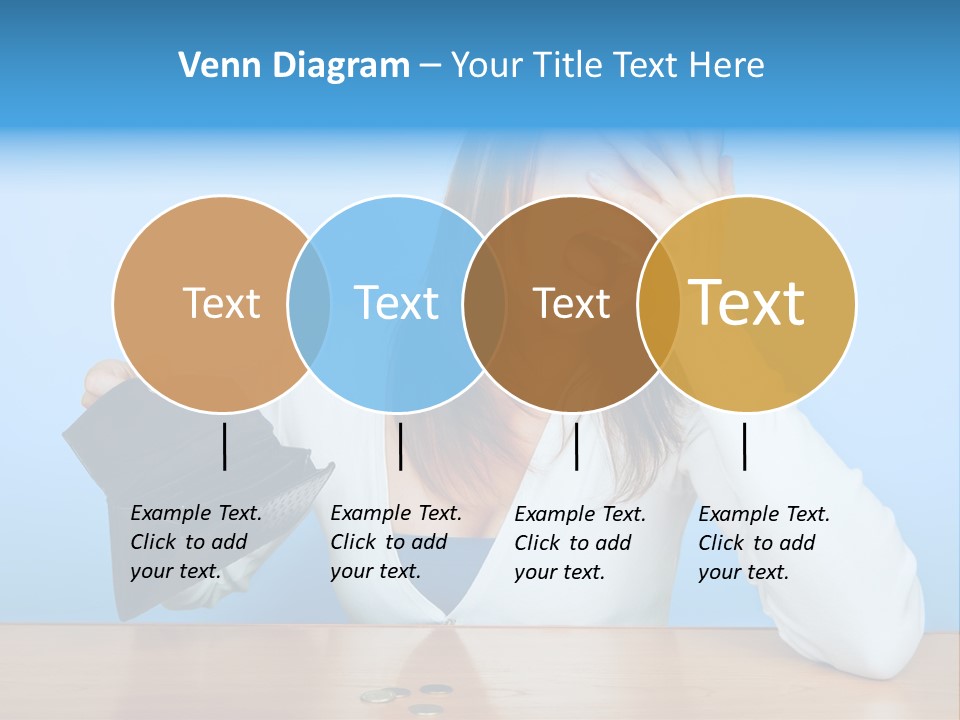 Bankrupt Empty Credit PowerPoint Template