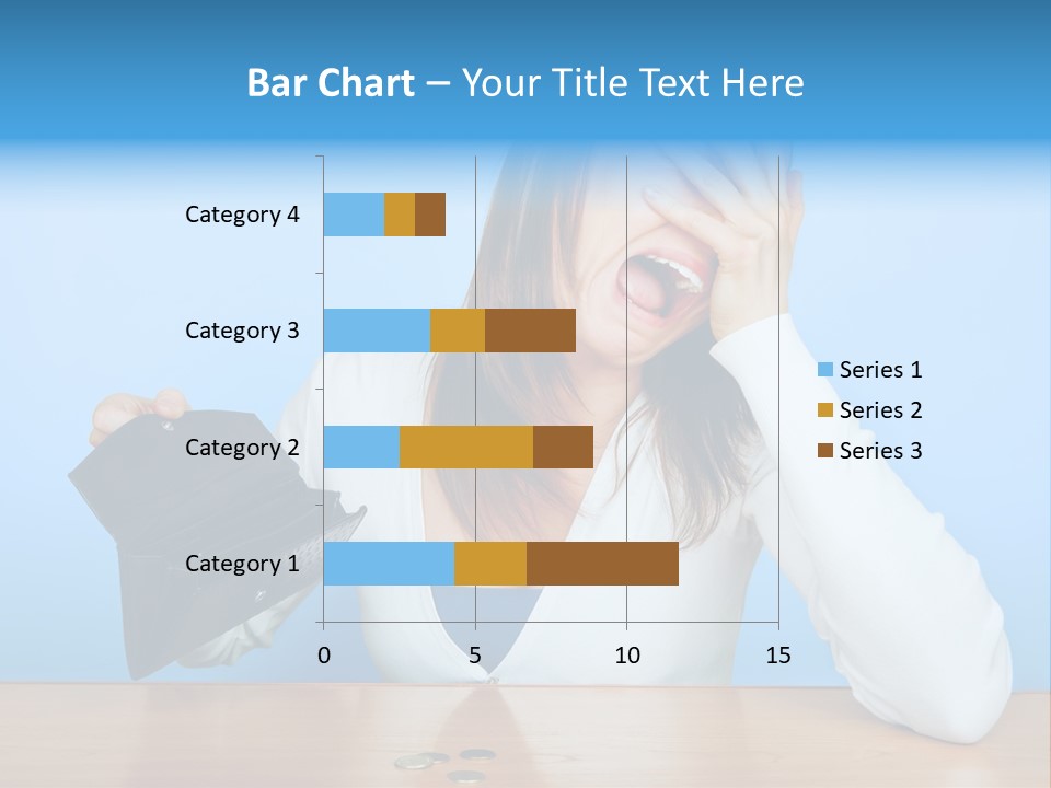 Bankrupt Empty Credit PowerPoint Template