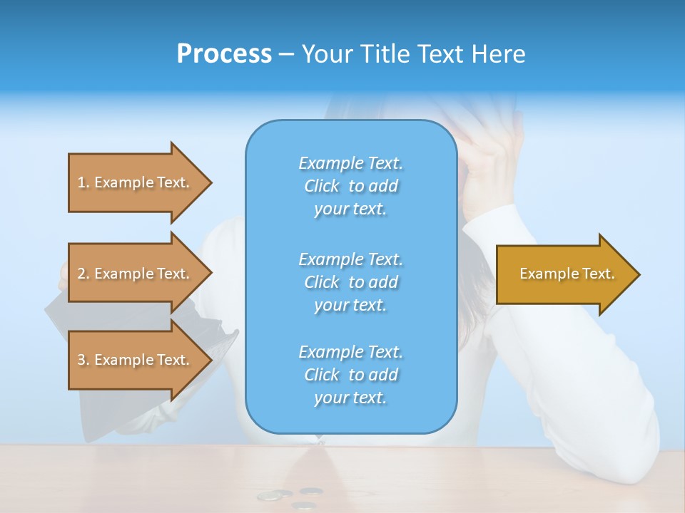 Bankrupt Empty Credit PowerPoint Template