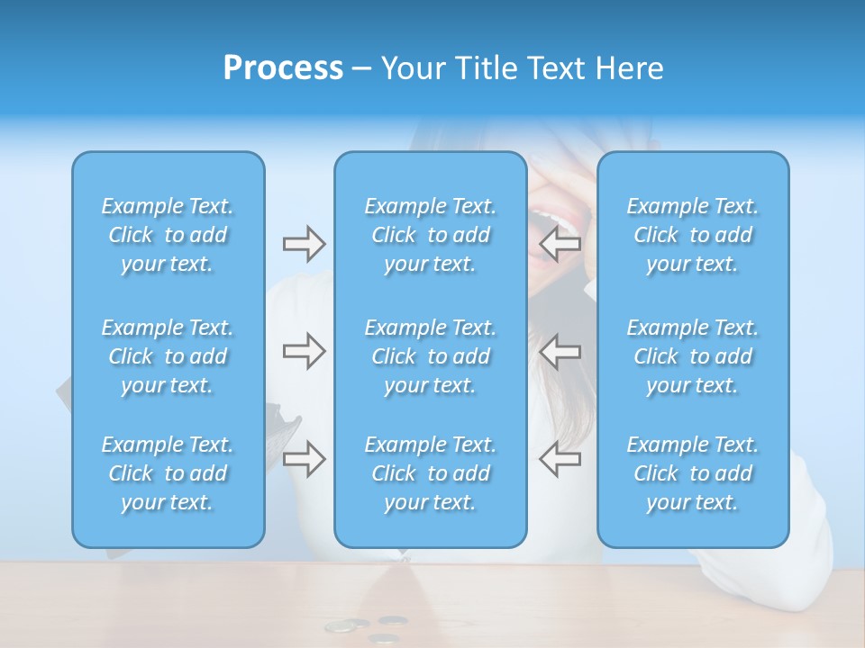 Bankrupt Empty Credit PowerPoint Template