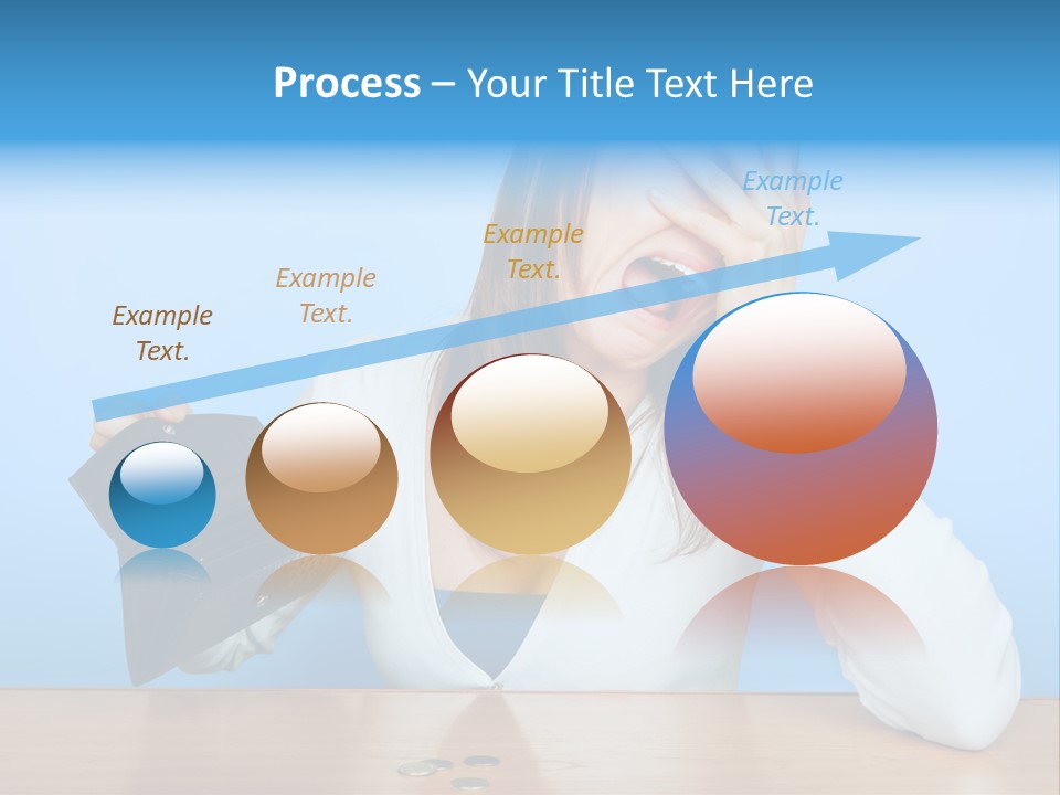 Bankrupt Empty Credit PowerPoint Template
