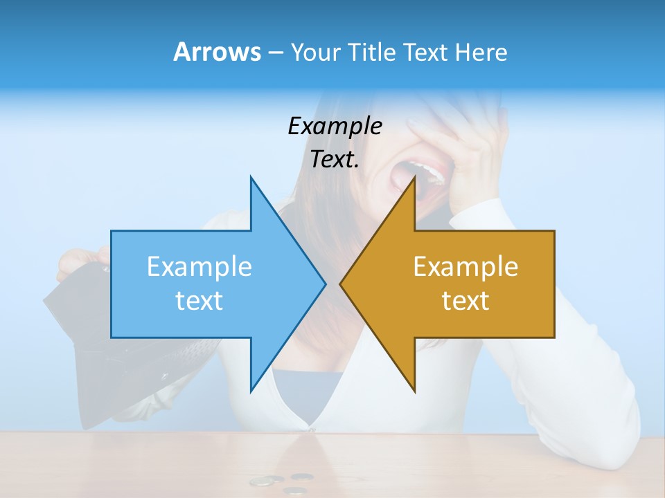 Bankrupt Empty Credit PowerPoint Template