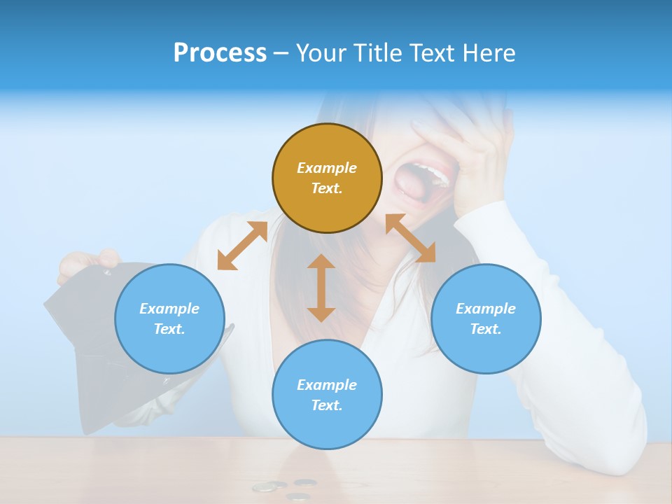 Bankrupt Empty Credit PowerPoint Template