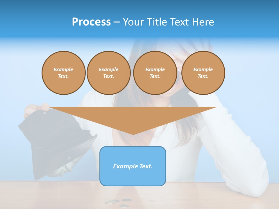 Bankrupt Empty Credit PowerPoint Template