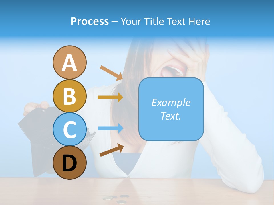Bankrupt Empty Credit PowerPoint Template