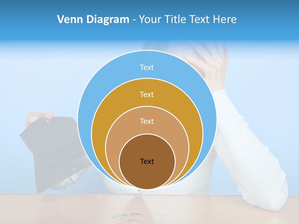 Bankrupt Empty Credit PowerPoint Template