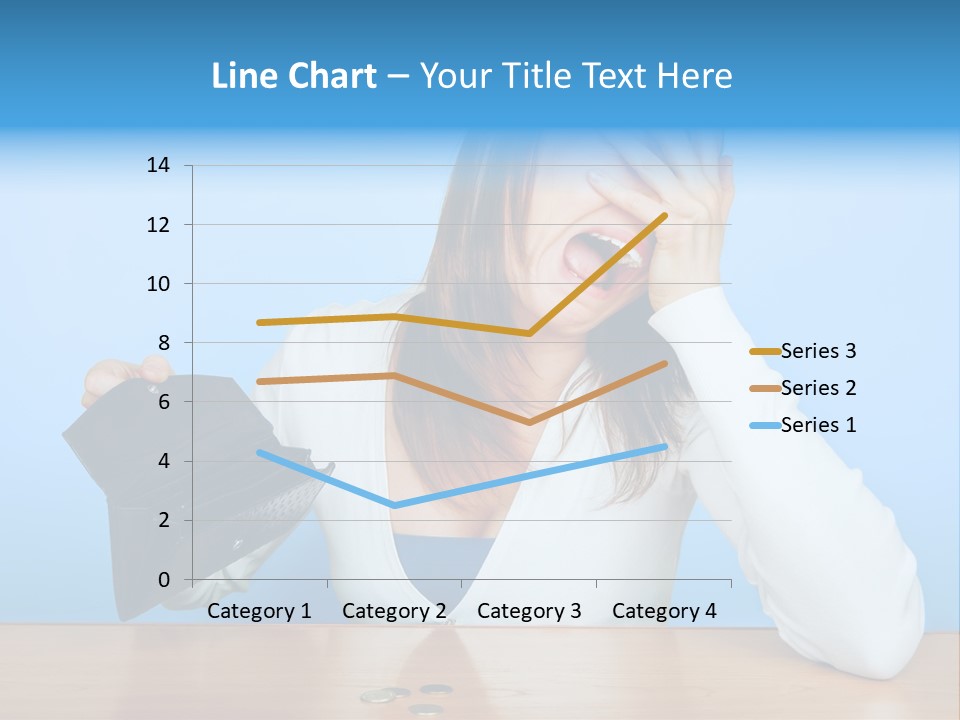 Bankrupt Empty Credit PowerPoint Template