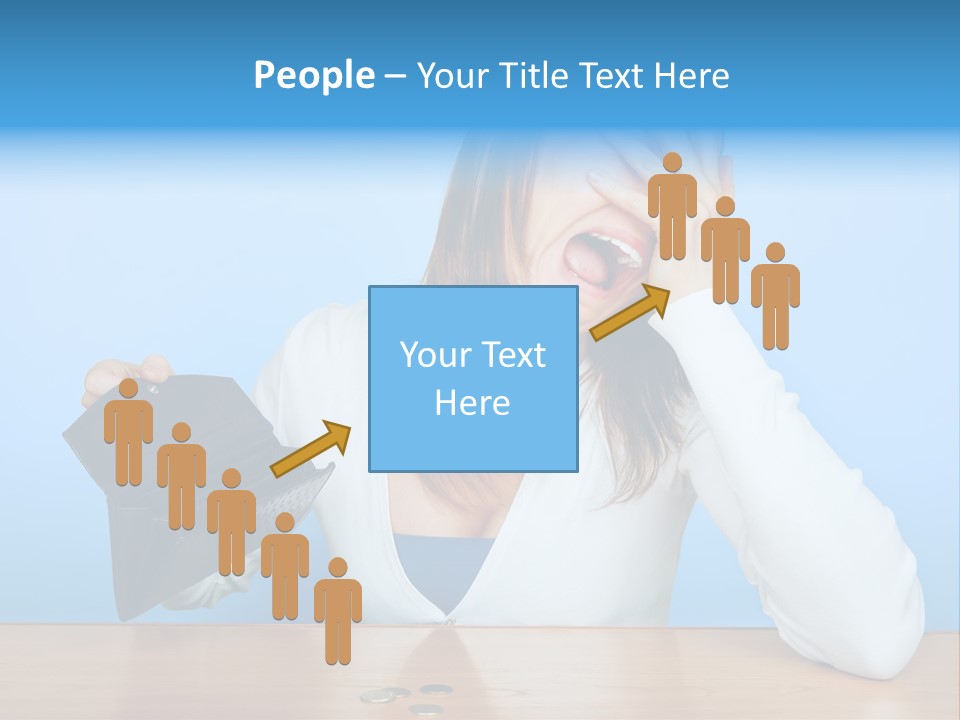 Bankrupt Empty Credit PowerPoint Template