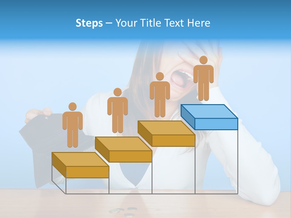 Bankrupt Empty Credit PowerPoint Template