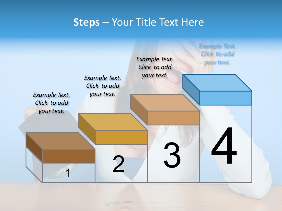 Bankrupt Empty Credit PowerPoint Template