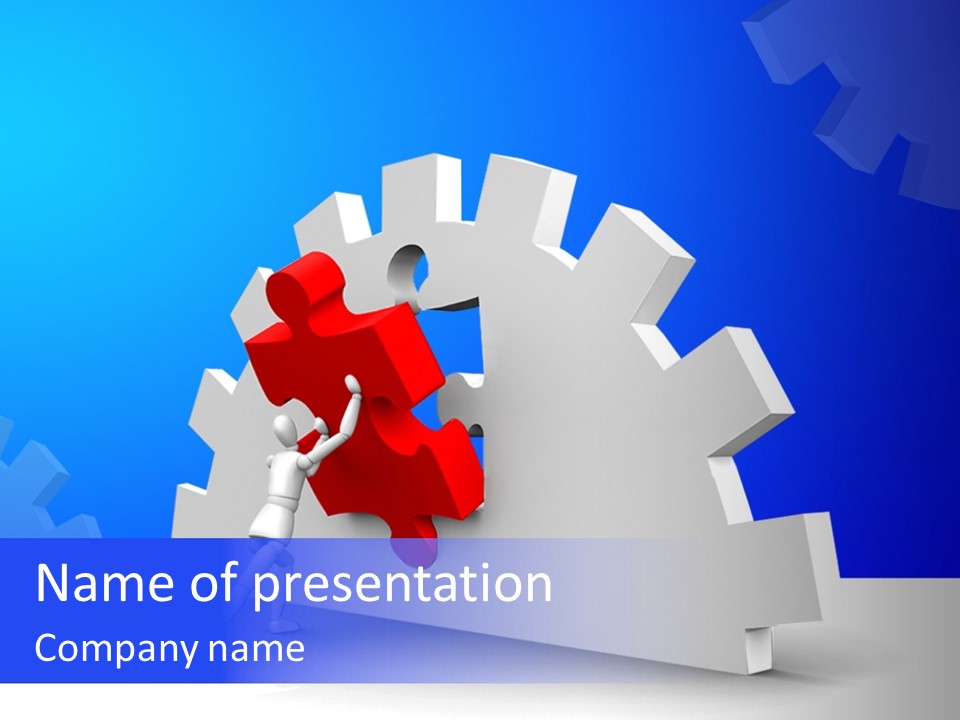 Merge Join Piece PowerPoint Template