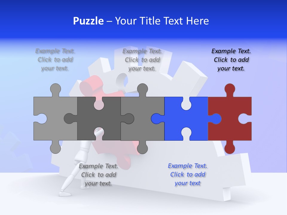 Merge Join Piece PowerPoint Template