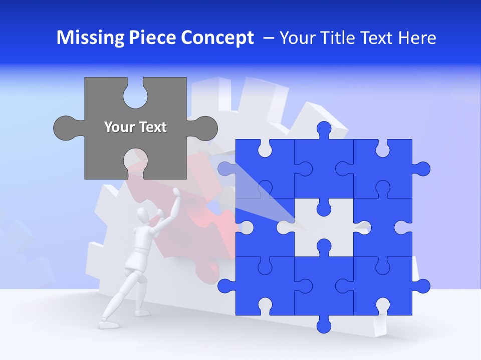 Merge Join Piece PowerPoint Template