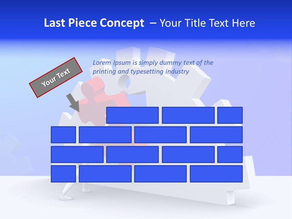 Merge Join Piece PowerPoint Template