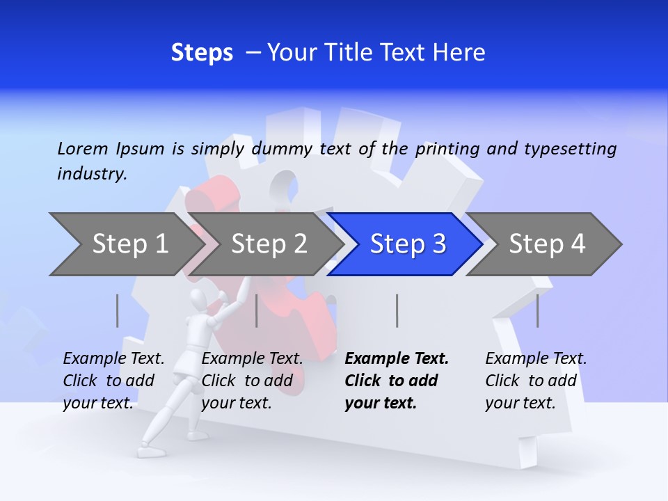 Merge Join Piece PowerPoint Template