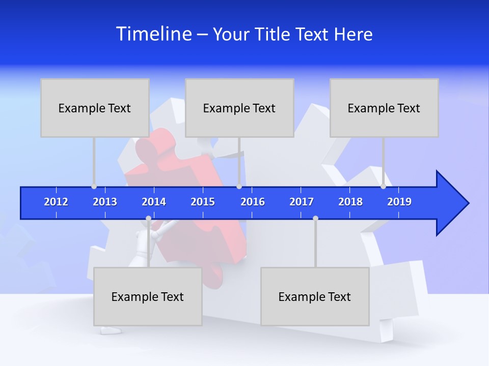 Merge Join Piece PowerPoint Template