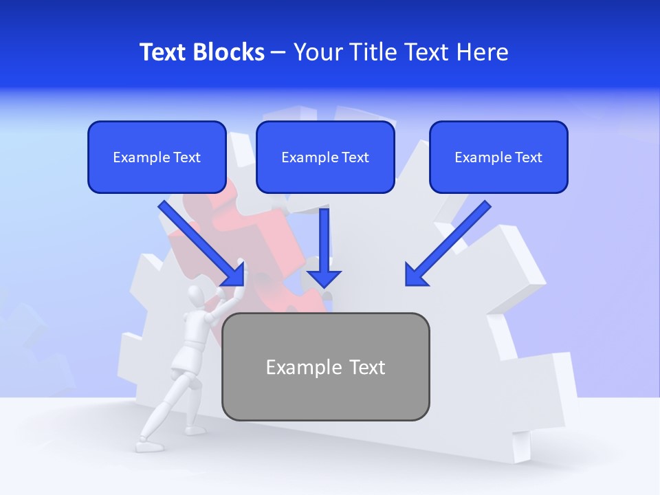 Merge Join Piece PowerPoint Template