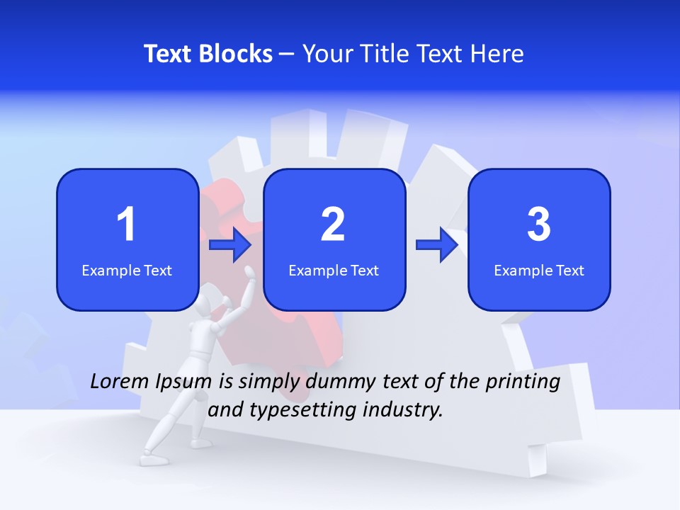 Merge Join Piece PowerPoint Template