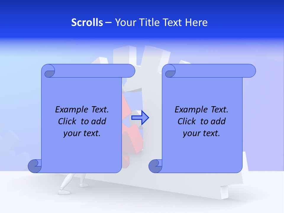 Merge Join Piece PowerPoint Template