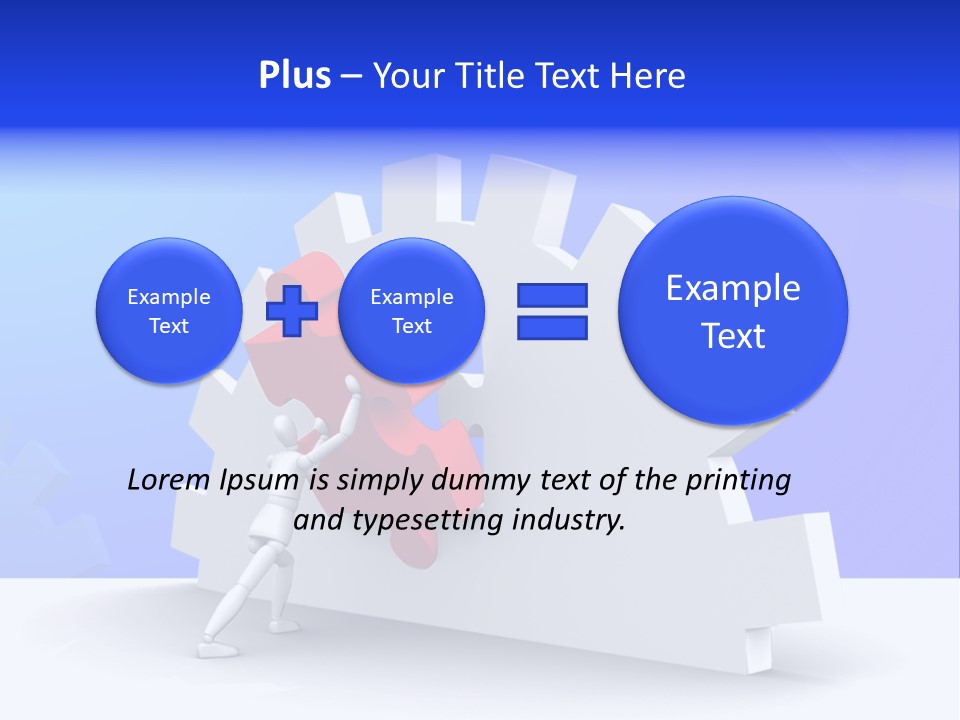 Merge Join Piece PowerPoint Template