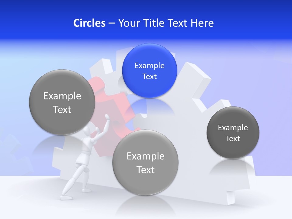 Merge Join Piece PowerPoint Template