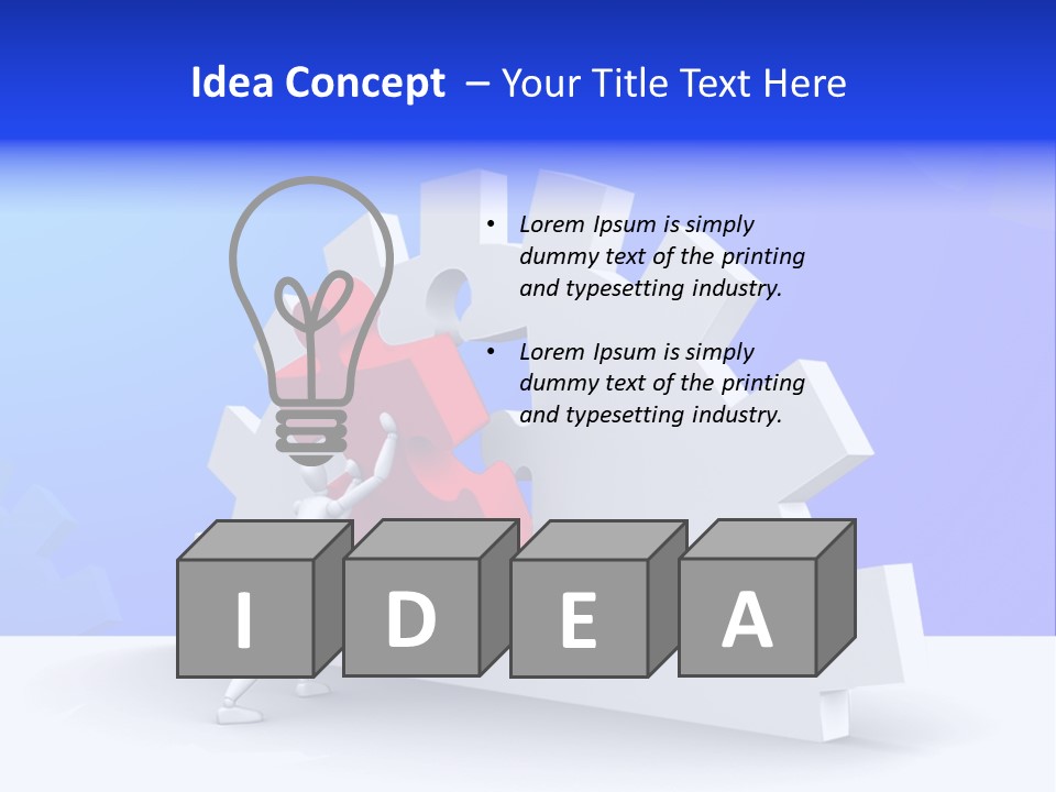 Merge Join Piece PowerPoint Template