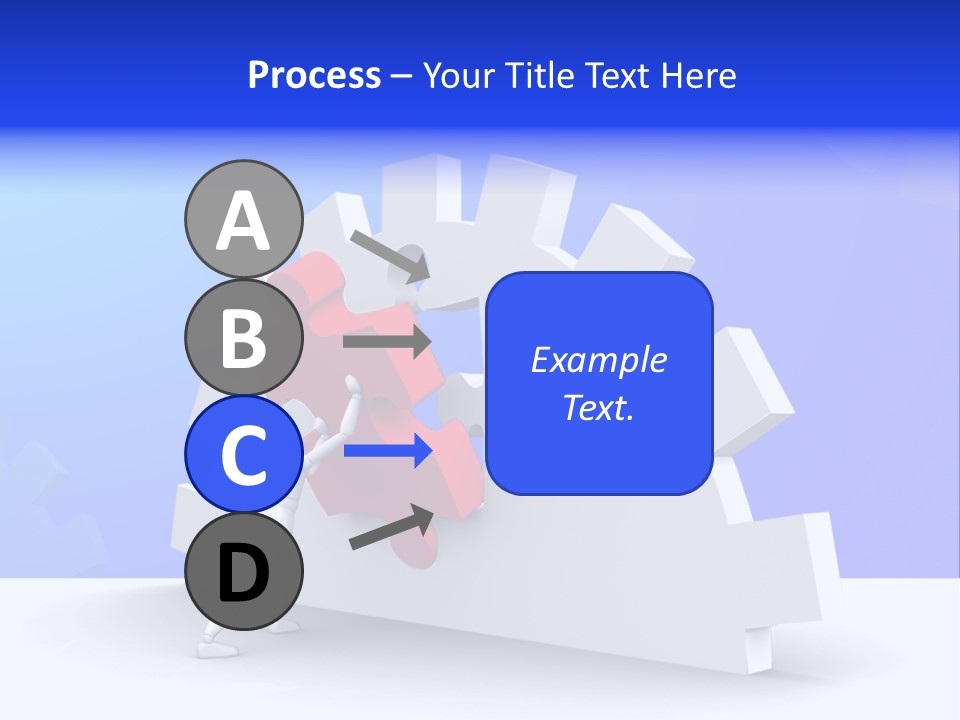 Merge Join Piece PowerPoint Template