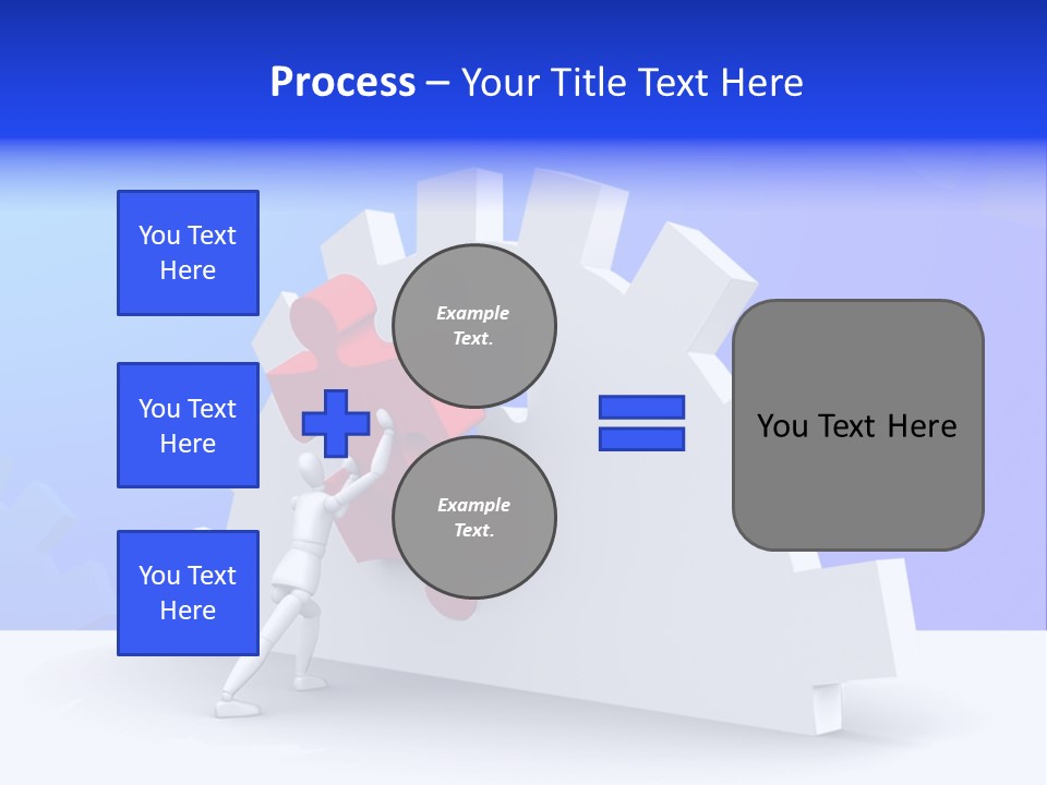 Merge Join Piece PowerPoint Template