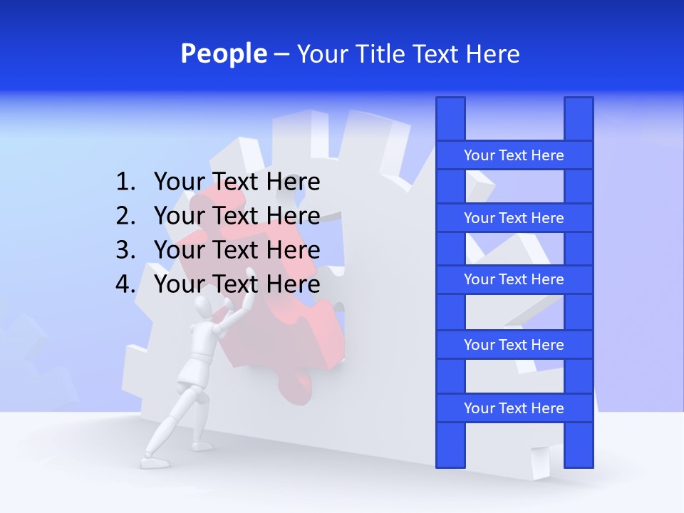 Merge Join Piece PowerPoint Template