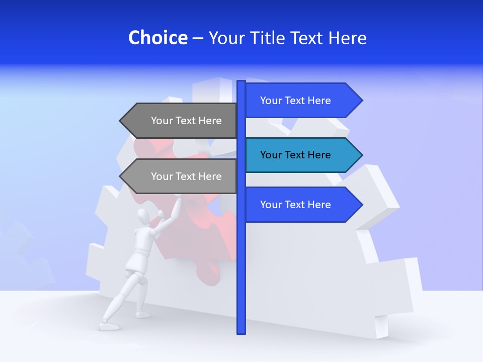 Merge Join Piece PowerPoint Template