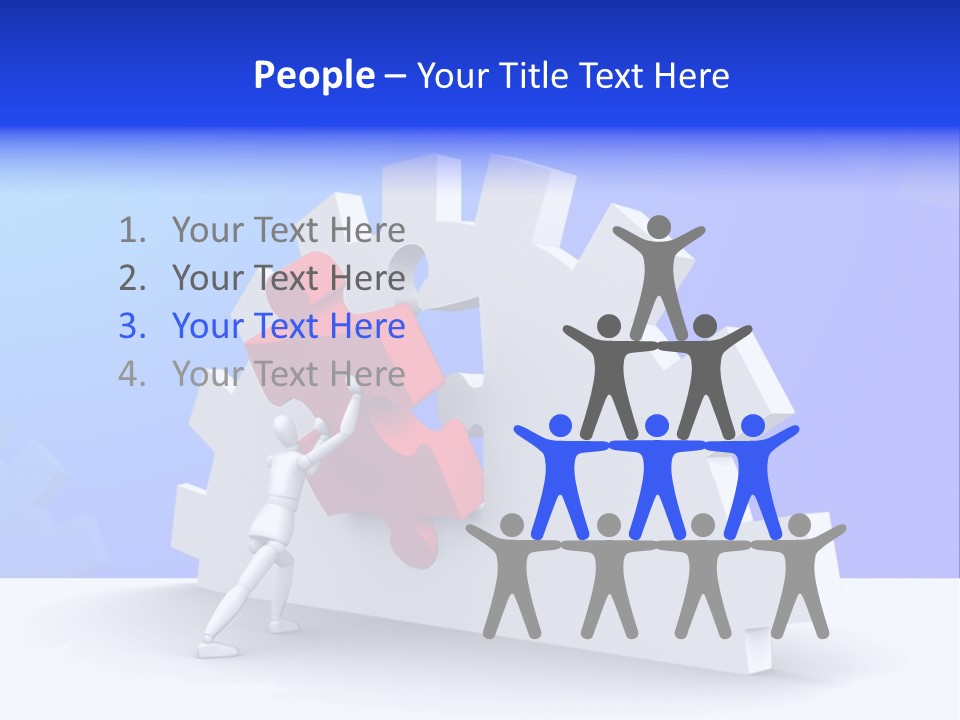 Merge Join Piece PowerPoint Template