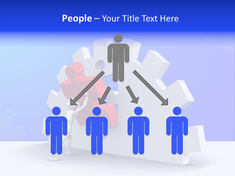 Merge Join Piece PowerPoint Template