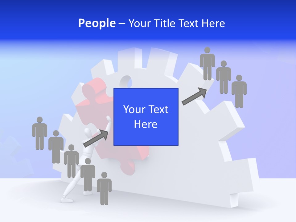 Merge Join Piece PowerPoint Template