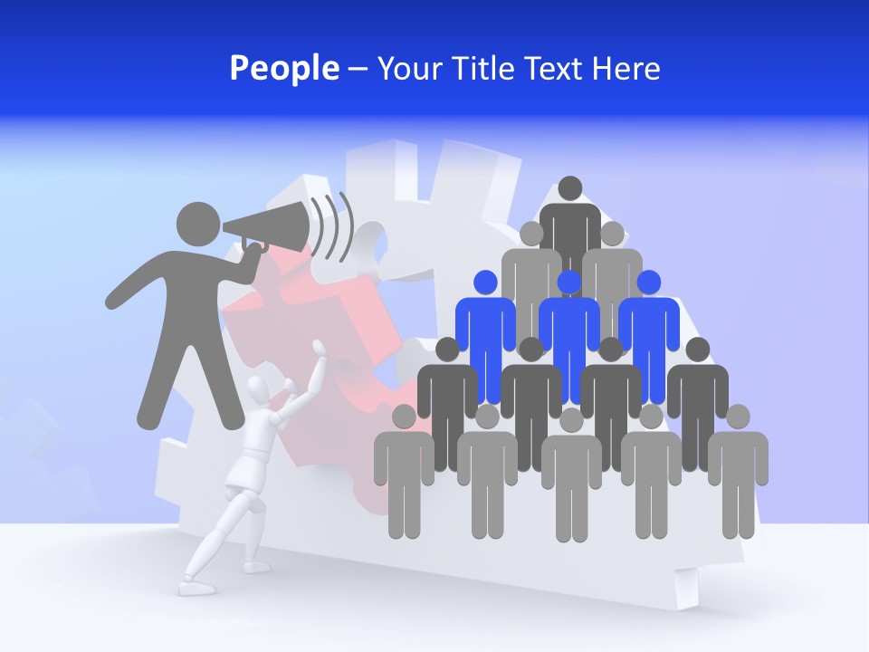 Merge Join Piece PowerPoint Template