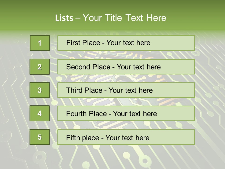 Security Modern Processor PowerPoint Template