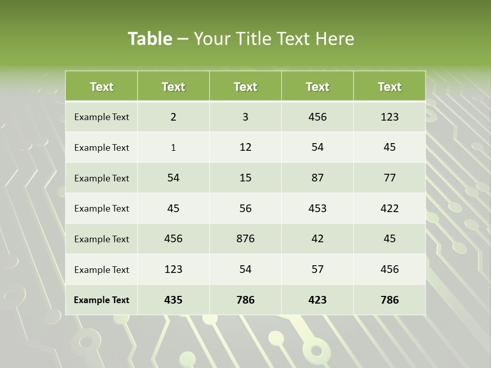 Security Modern Processor PowerPoint Template