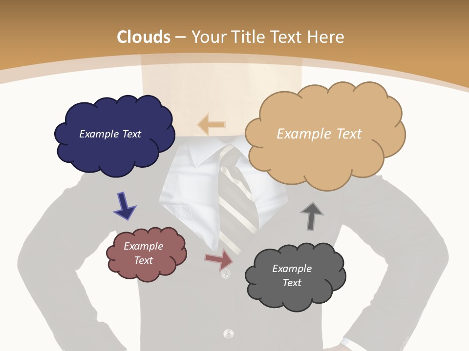 Transparent Sign Communications PowerPoint Template