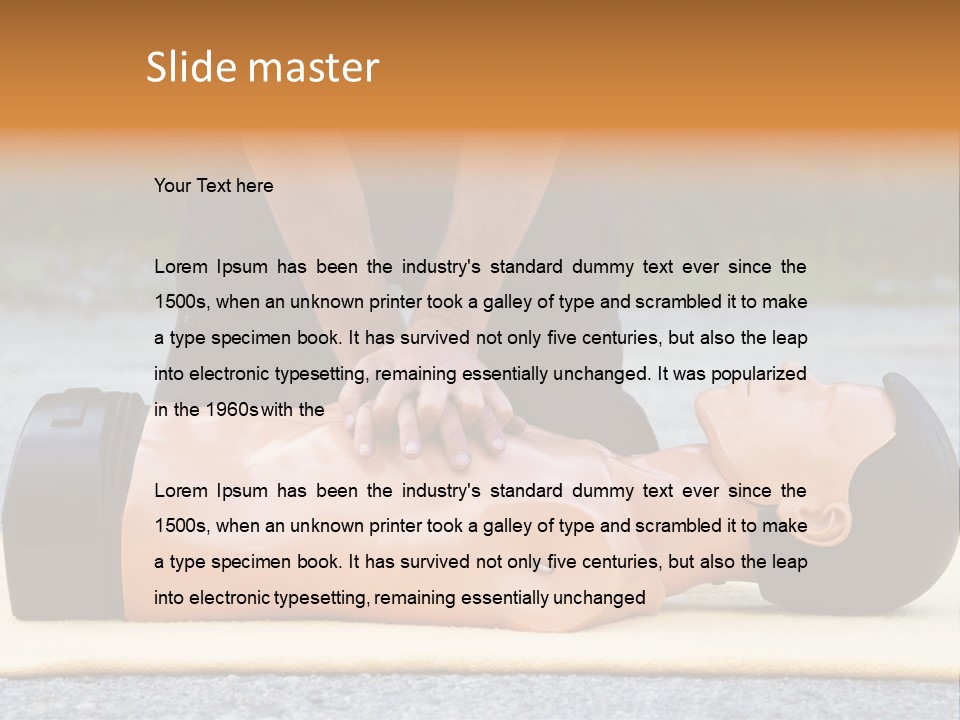 Torso Mannequin Learning PowerPoint Template