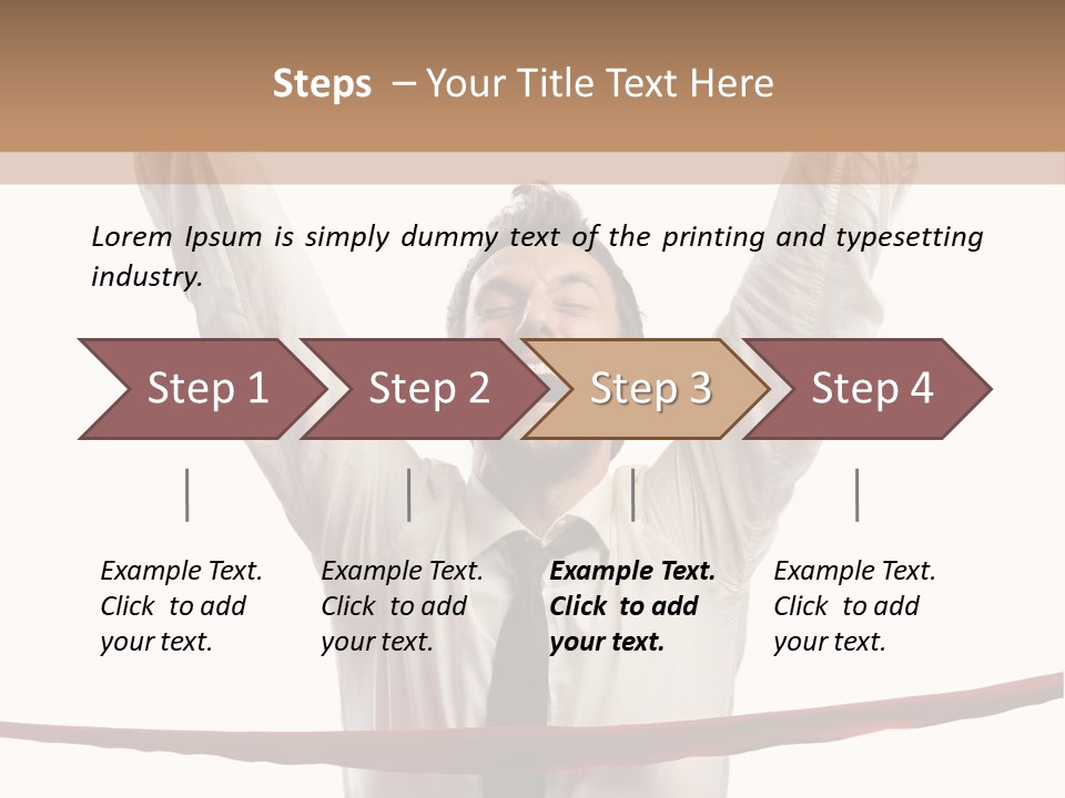 Success Occupation Aim PowerPoint Template