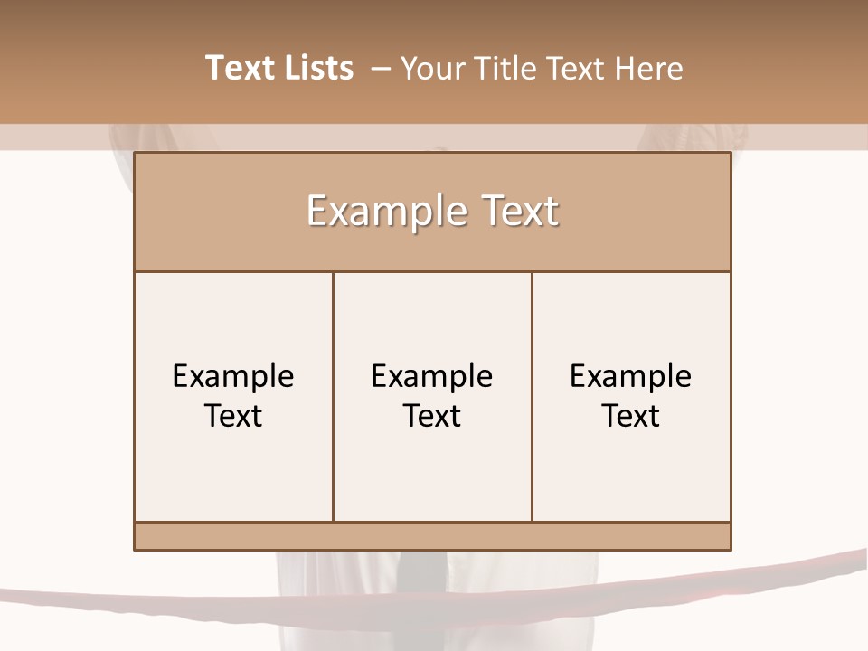 Success Occupation Aim PowerPoint Template