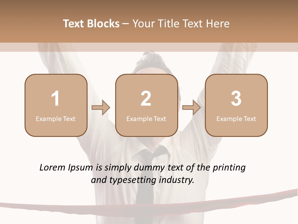 Success Occupation Aim PowerPoint Template