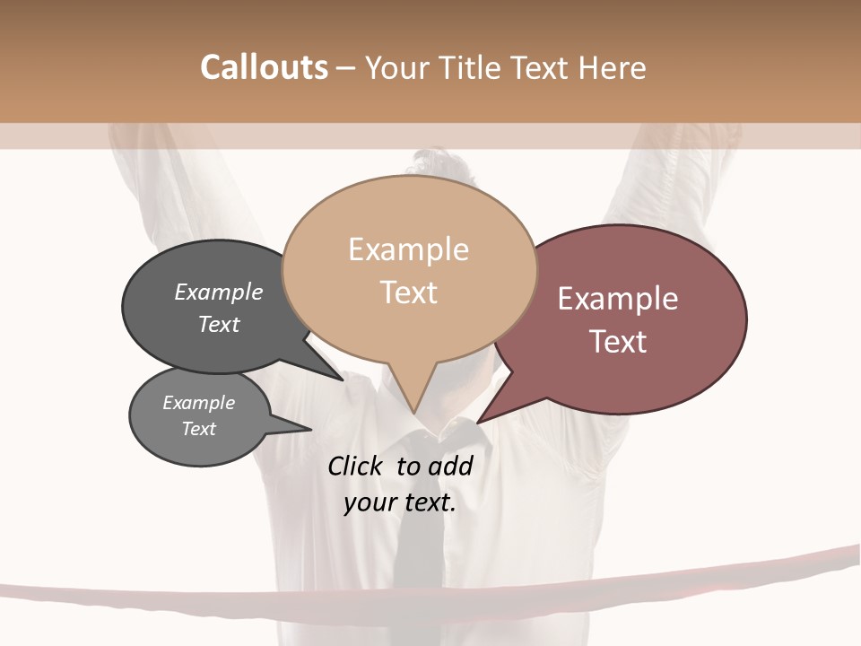 Success Occupation Aim PowerPoint Template