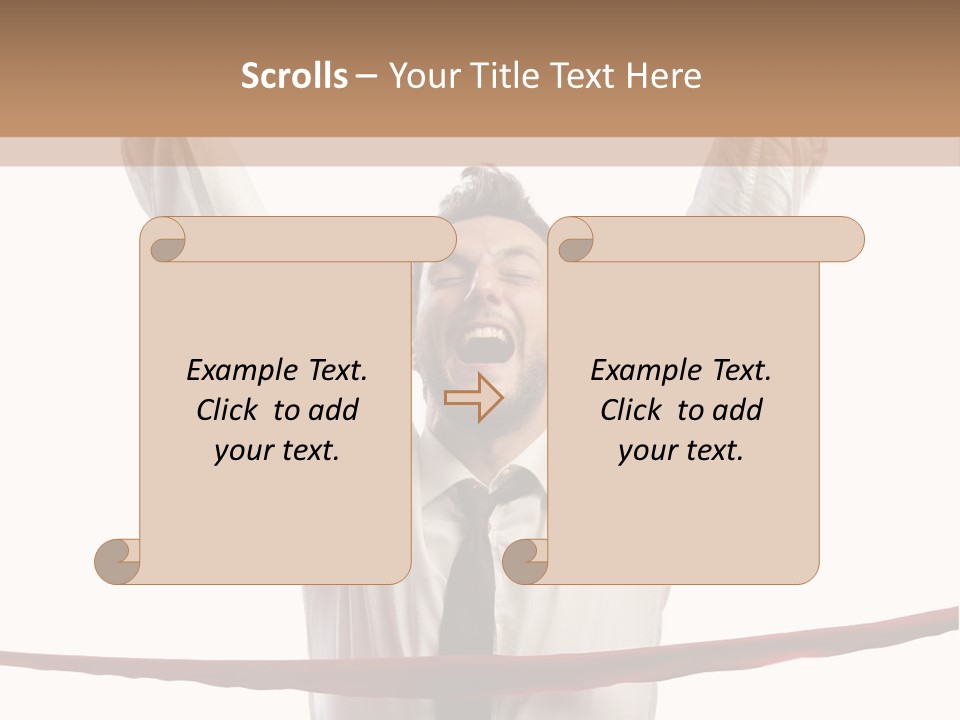 Success Occupation Aim PowerPoint Template