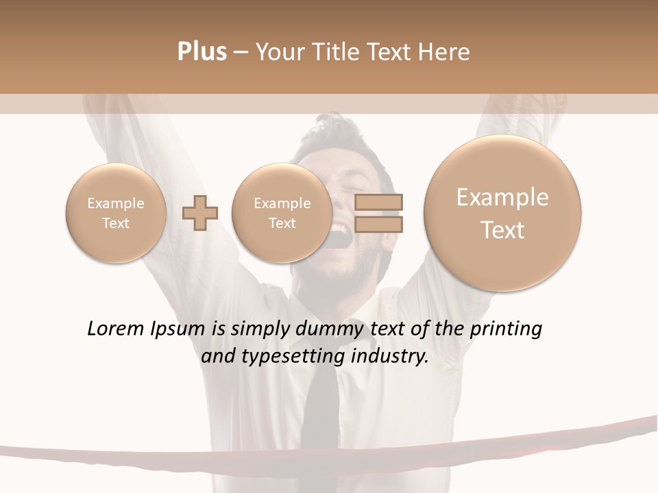 Success Occupation Aim PowerPoint Template