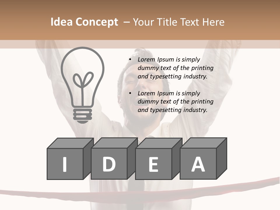 Success Occupation Aim PowerPoint Template