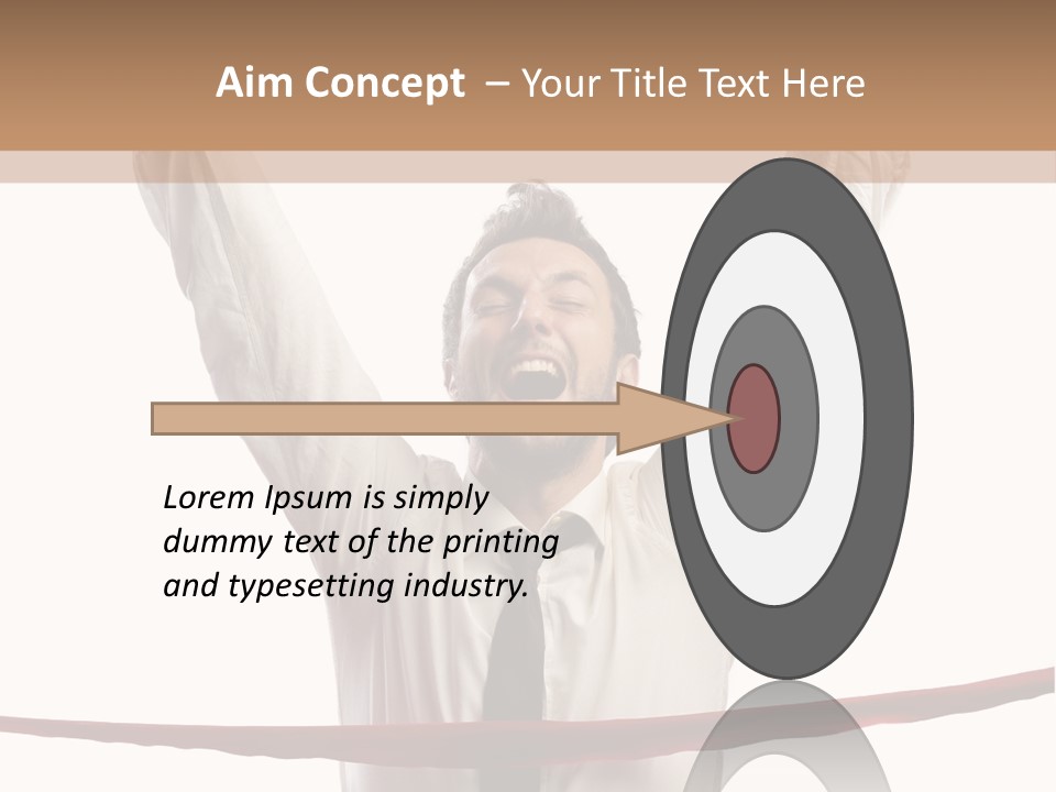 Success Occupation Aim PowerPoint Template
