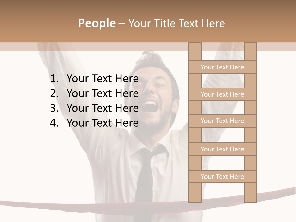 Success Occupation Aim PowerPoint Template